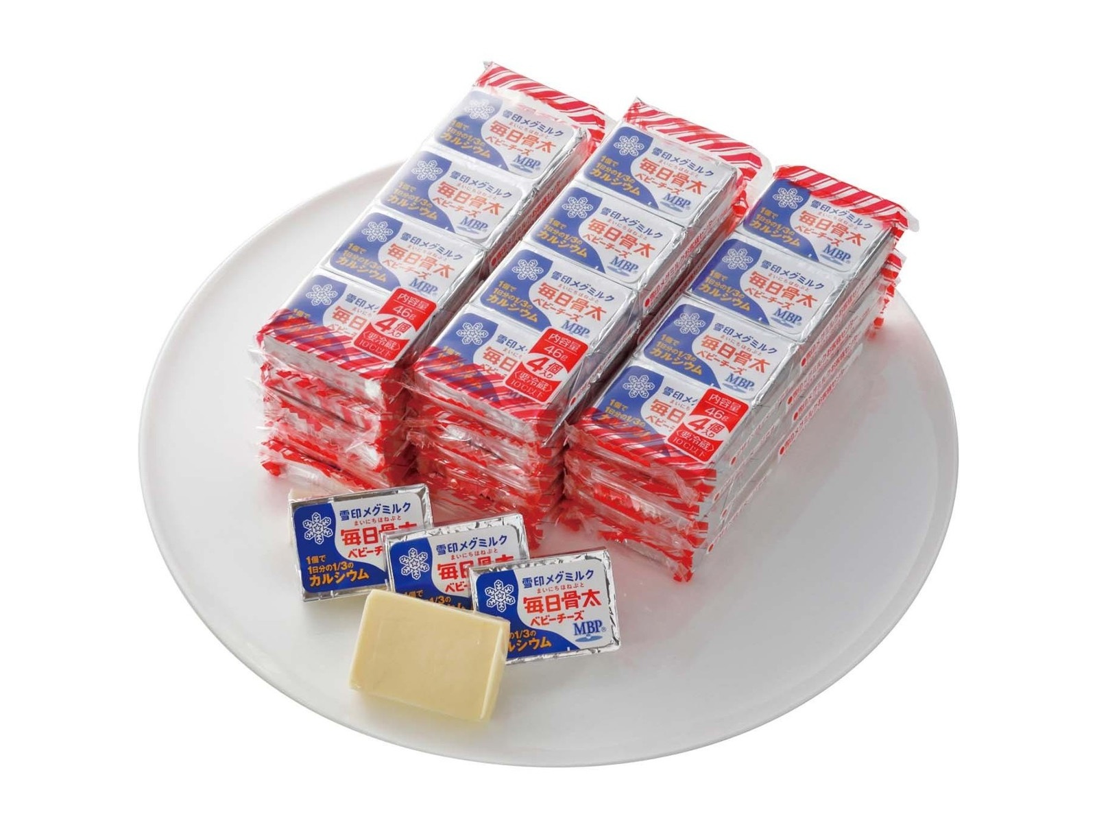 雪印メグミルク 毎日骨太ベビーチーズ 1箱（4コ（46g）×15パック入