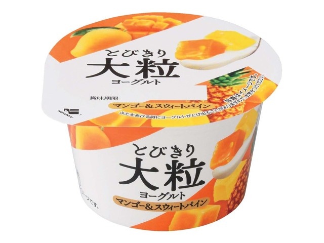 ひよこ‼️プルーストクリーム　専用 北海道乳業 とびきり大粒ヨーグルト マンゴー＆スウィートパイン