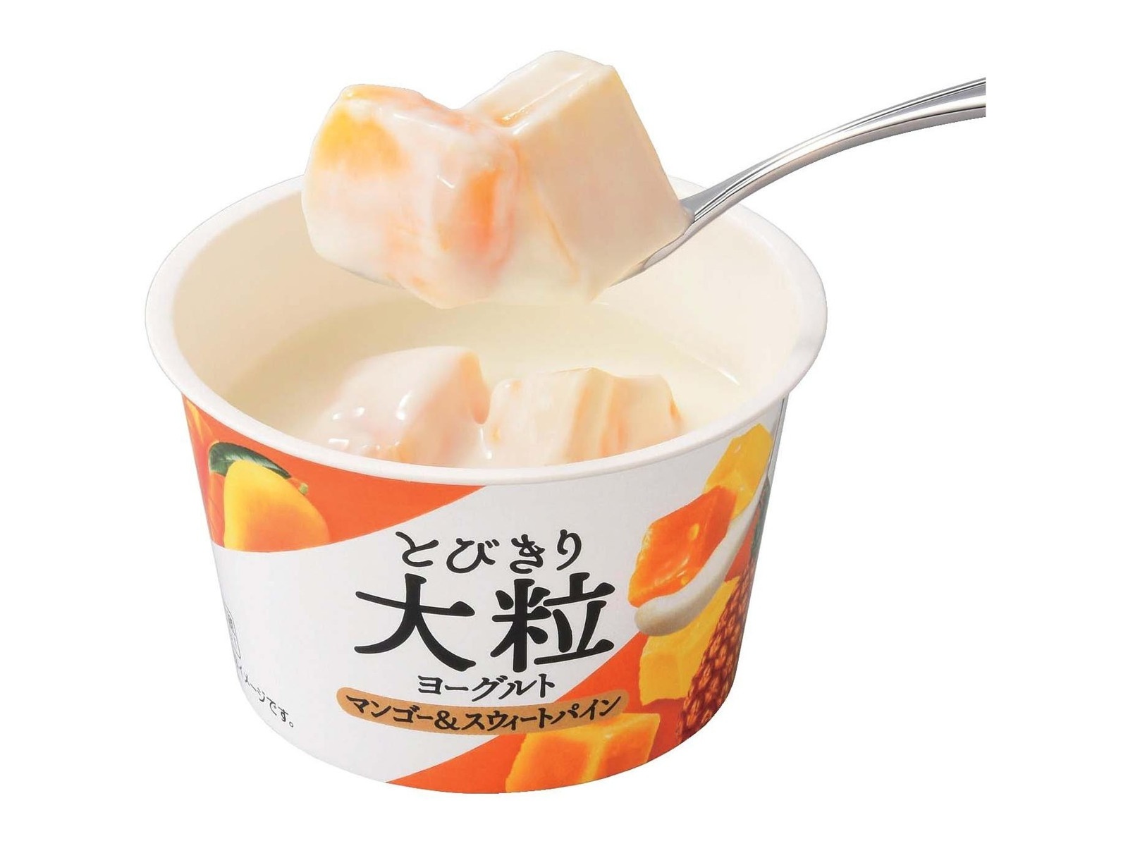 北海道乳業 とびきり大粒ヨーグルト マンゴー＆スウィートパイン
