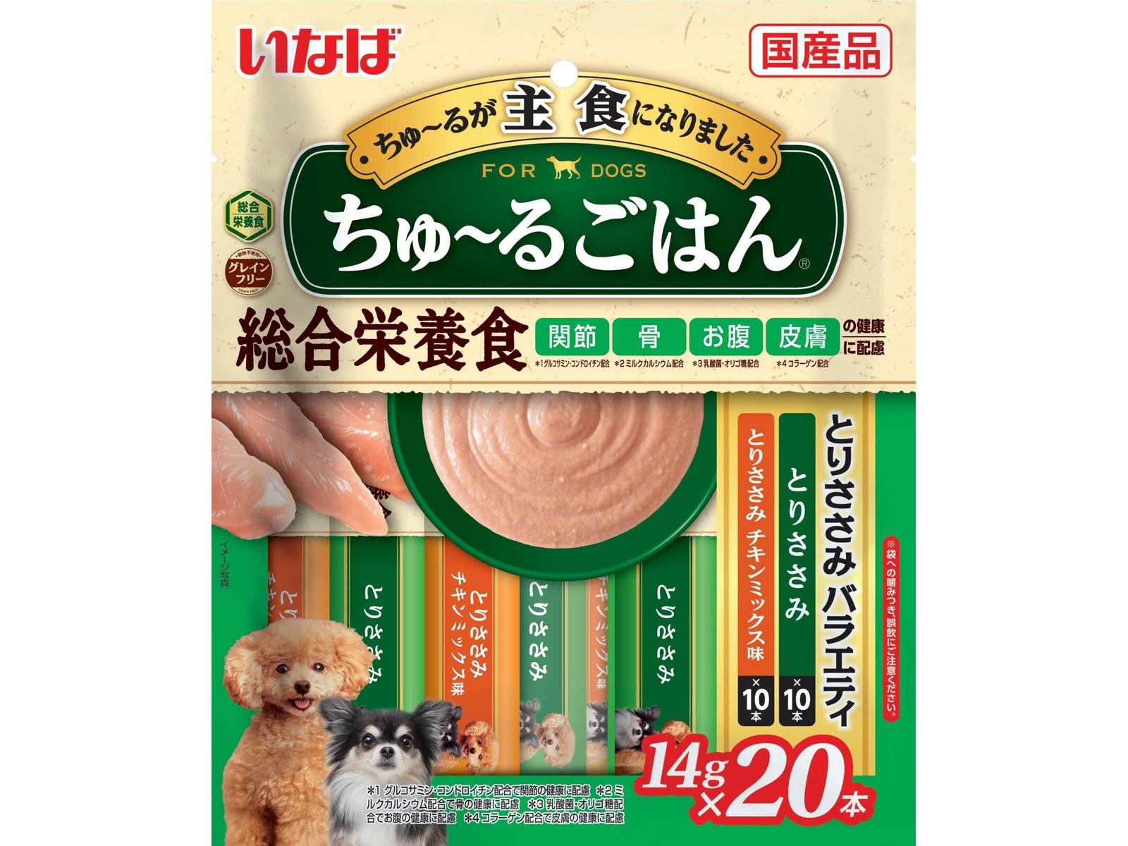 いなばペットフード ちゅ～るごはん 総合栄養食 とりささみ