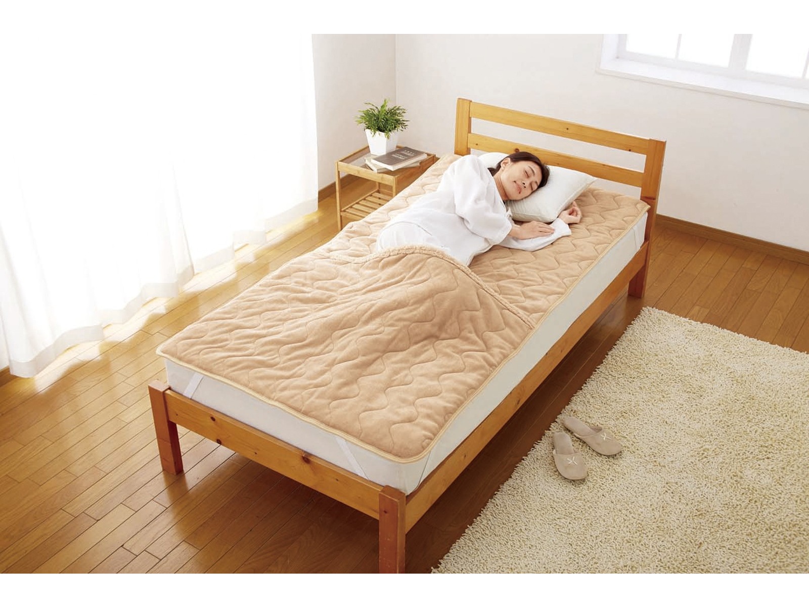 あったか掛ふとんカバー＆足ポカ敷パッドセット 1セット