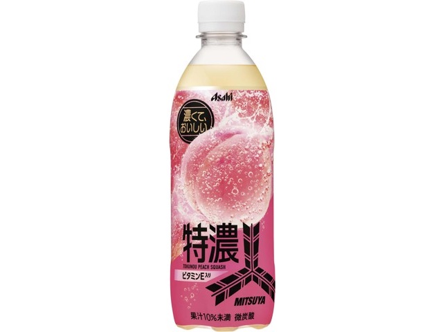 三鷹アサヒ けだますこっと アサヒ 三ツ矢特濃ピーチスカッシュ 500ml| コープこうべネット