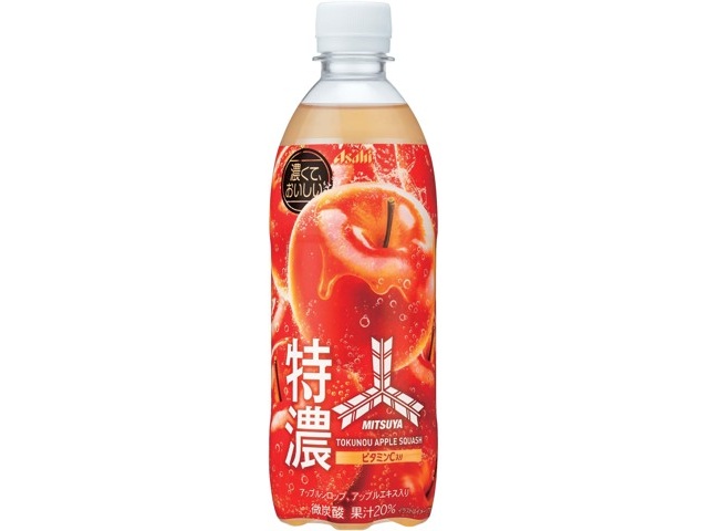 三鷹アサヒ けだますこっと アサヒ 三ツ矢特濃アップルスカッシュ 500ml| コープこうべネット