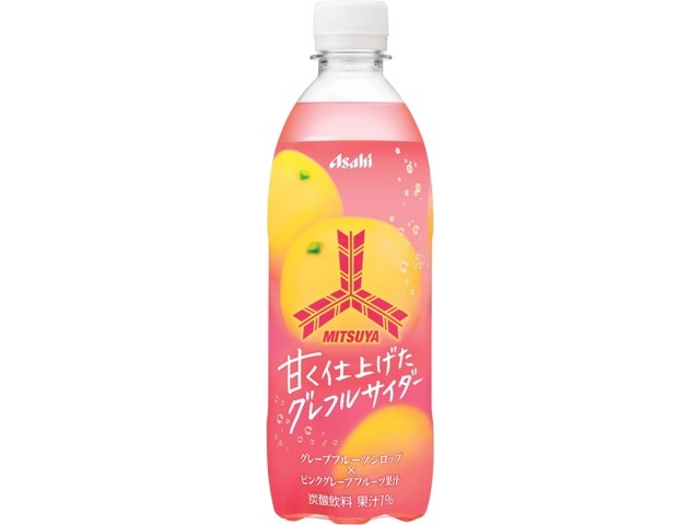 つーさん アサヒ 三ツ矢甘く仕上げたグレフルサイダー 500ml| コープこうべネット
