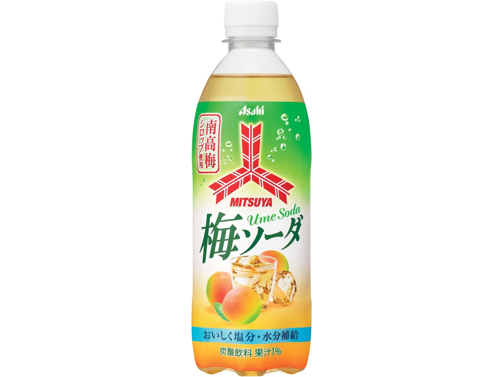 アサヒ 三ツ矢梅ソーダ 500ml | コープこうべネット