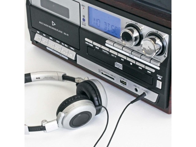【ほぼ新品】マルチオーディオプレーヤーレコーダー　Bearmax MA-90 Bearmax 多機能レコードプレーヤー - 株式会社クマザキエイム