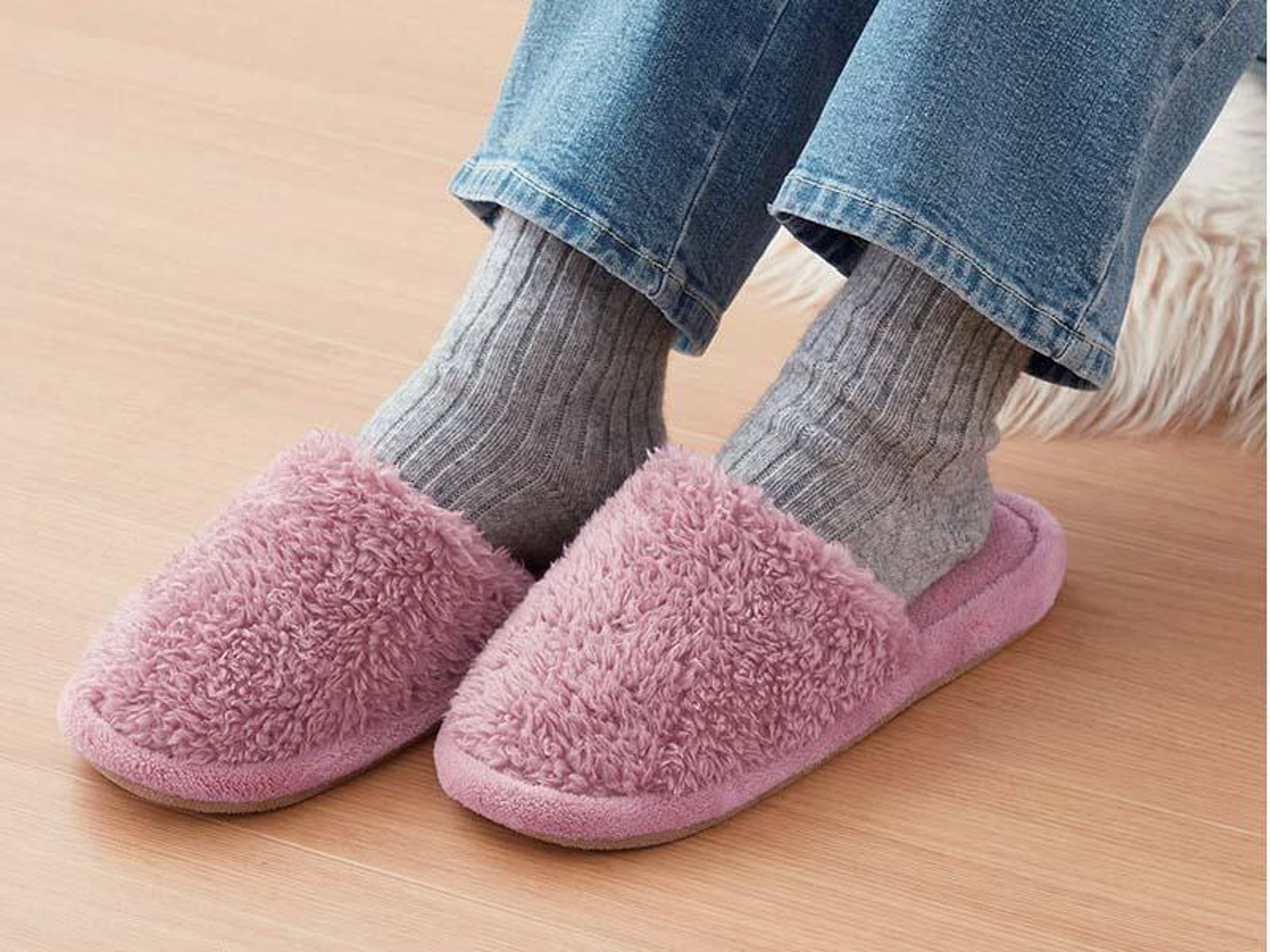 フリース ピンク スリッパ ダブルストラップ フリース ピンク スリッパ ダブルストラップ スリッパの商品一覧｜家庭