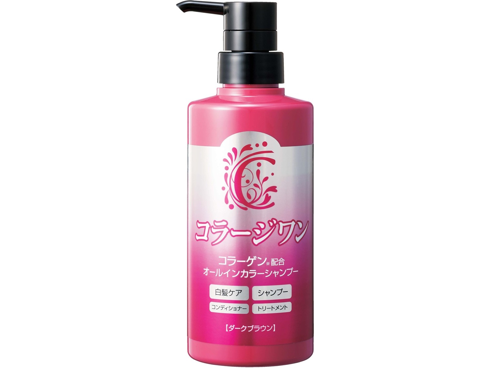 コラージワン オールインカラーシャンプー ポンプ 380ml ダーク