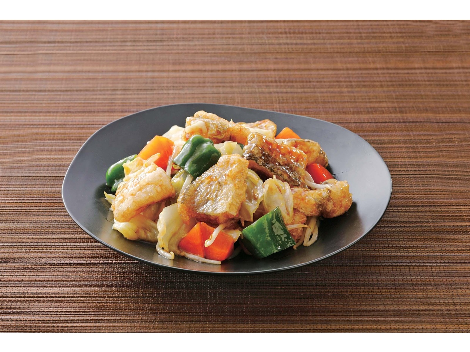 ワールドフーズ 野菜を加えて仕上げる！白身魚の甘酢あん炒め