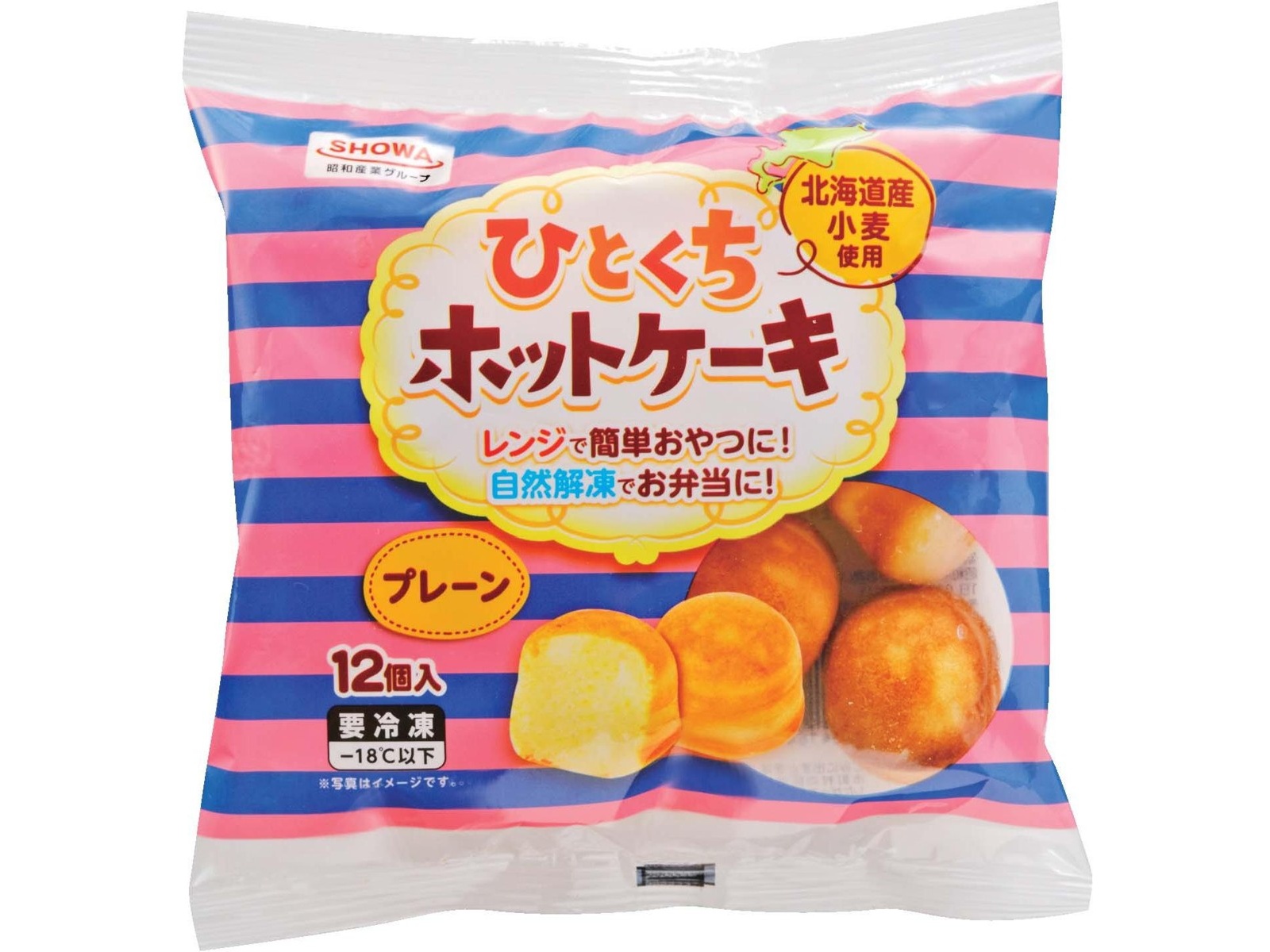 昭和冷凍食品 ひとくちホットケーキプレーン 12コ（132g