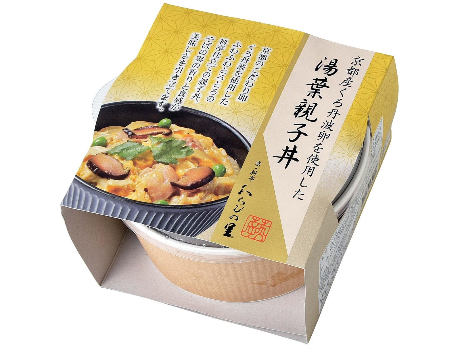 わらびの里 京都産くろ丹波卵を使用した湯葉親子丼 1食（350g