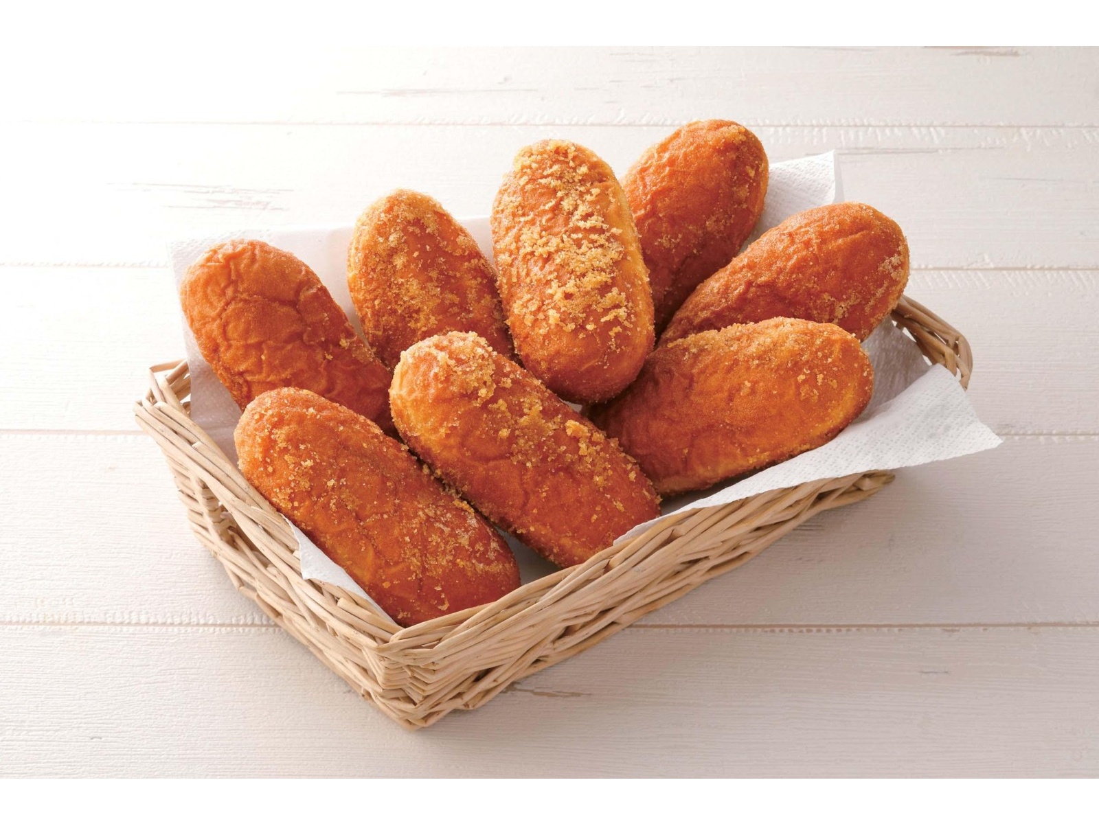 白鳥製パン 懐かしい給食の味 ミニ揚げパン きなこ味 205g(8本入