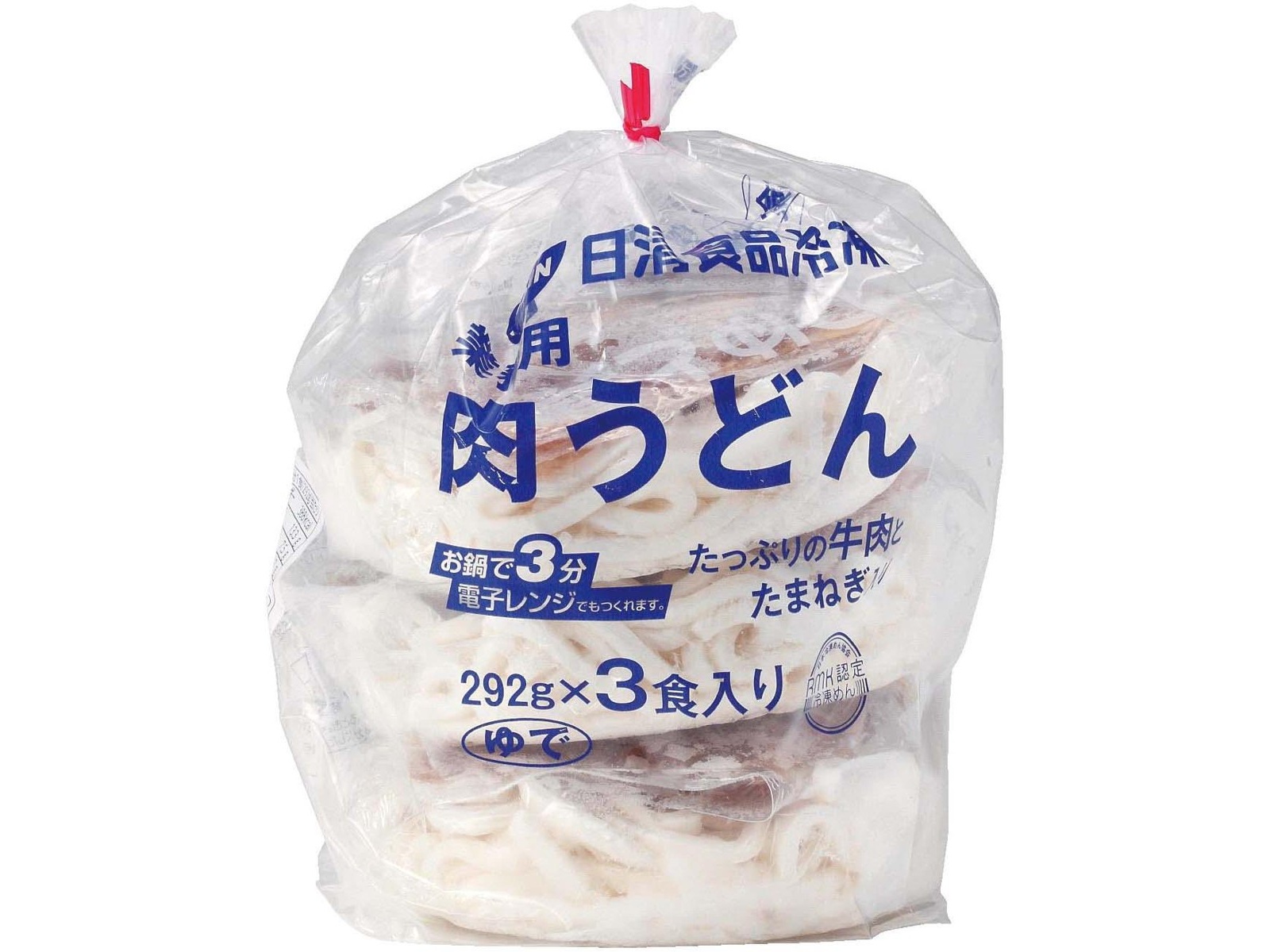 日清食品冷凍 業務用肉うどん 3食入（876g） | コープこうべネット