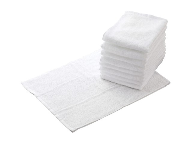 日本製昔ながらの白いフェイスタオル 3枚組×3コ組 ホワイト 約34×85cm