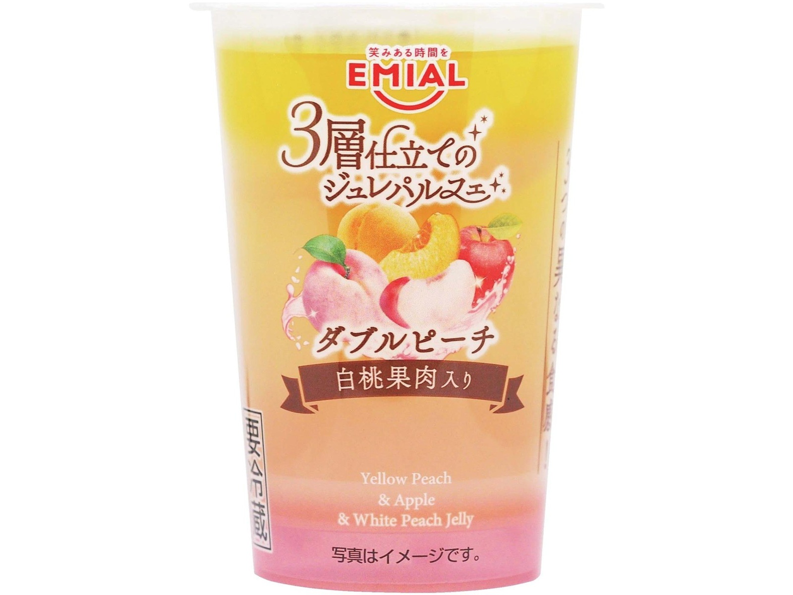 安曇野食品工房 3層仕立てのジュレパルフェダブルピーチ 190g| コープ