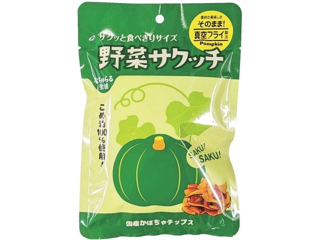 お野菜 イー・有機生活 野菜サクッチ 国産かぼちゃチップス 19g| コープ
