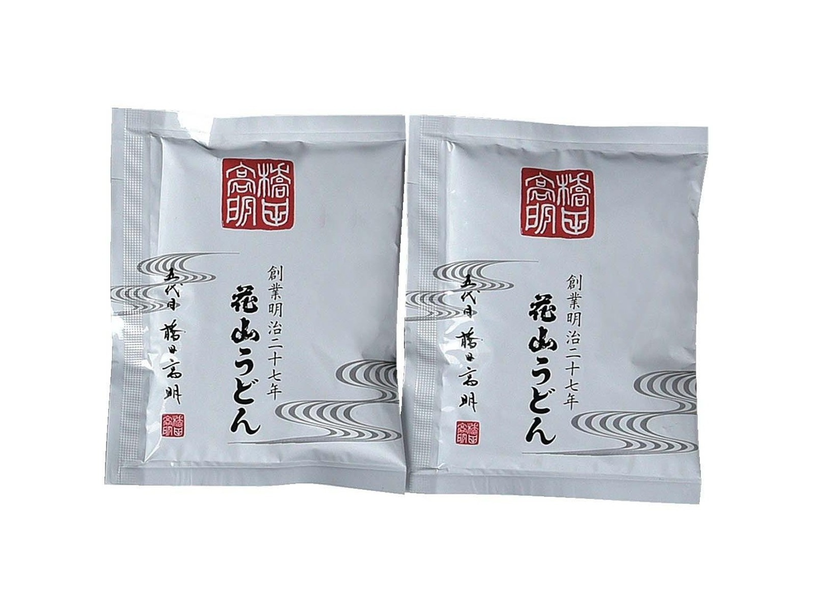 花山うどん 鬼ひも川 二味詰合せ（伝承つゆ・胡麻みそつゆ付き） 4人前