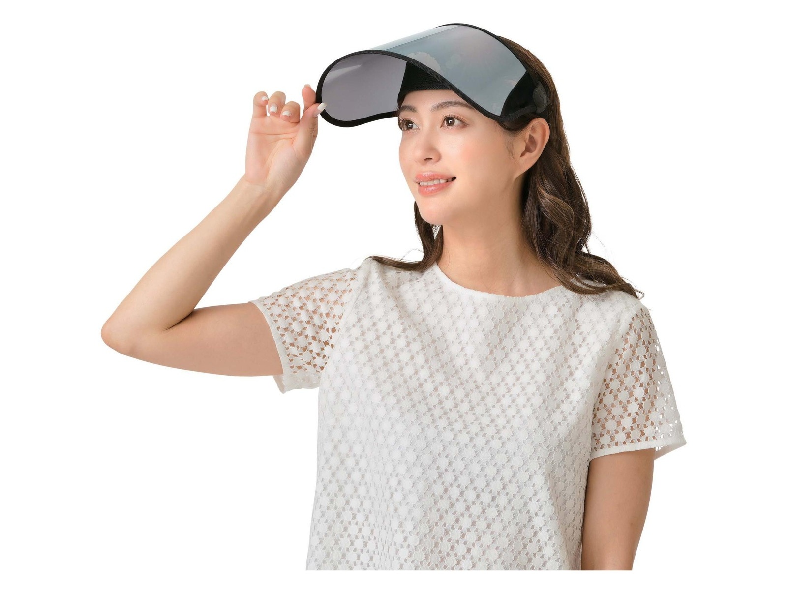 顔すっぽり UVカットサンバイザー 1コ| コープこうべネット