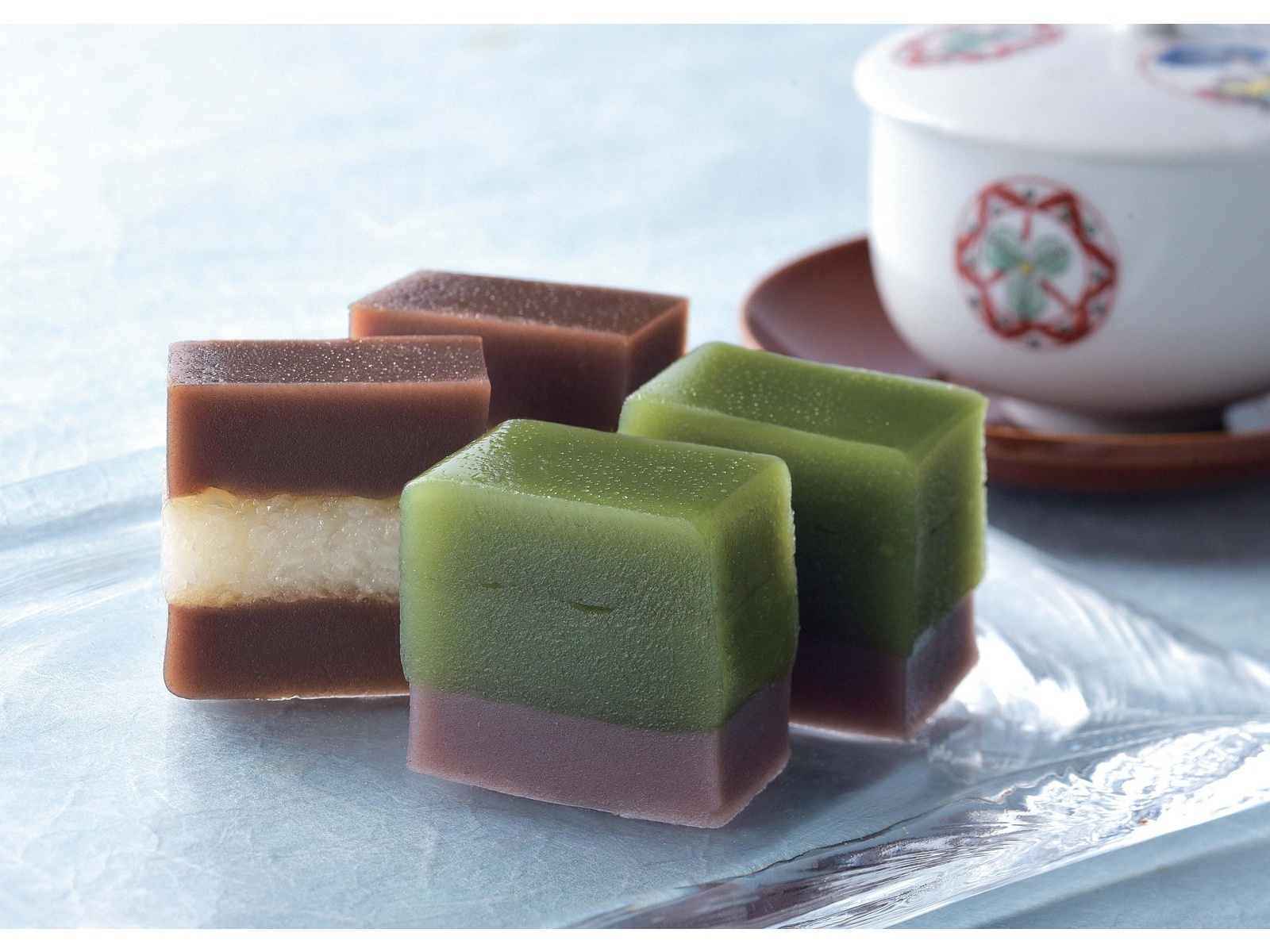 虎屋ういろ 土用餅ういろ・葛抹茶ういろセット 1パック（2本入