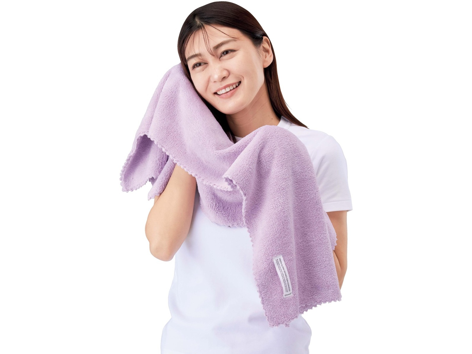 ヘアドライタオル瞬間吸水ライラックアッシュ 1枚| コープこうべネット