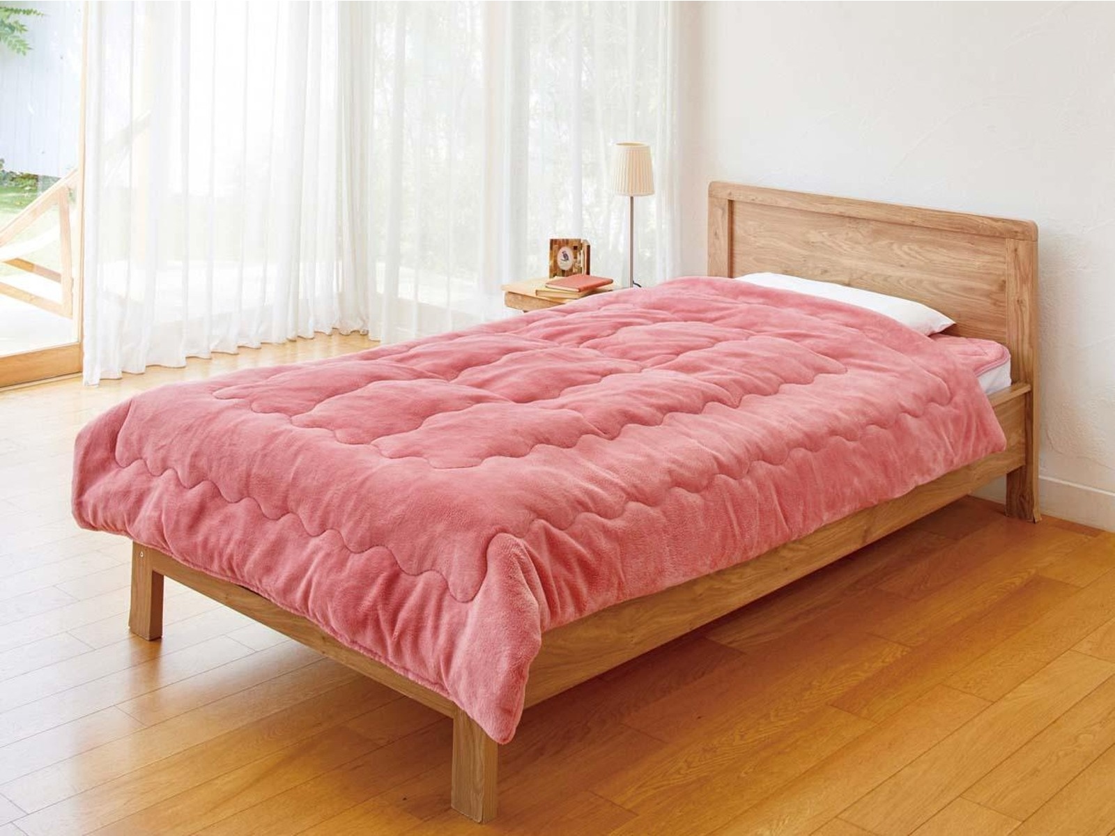 ひな暖リッチ毛布 1枚 ピンク シングル| コープこうべネット