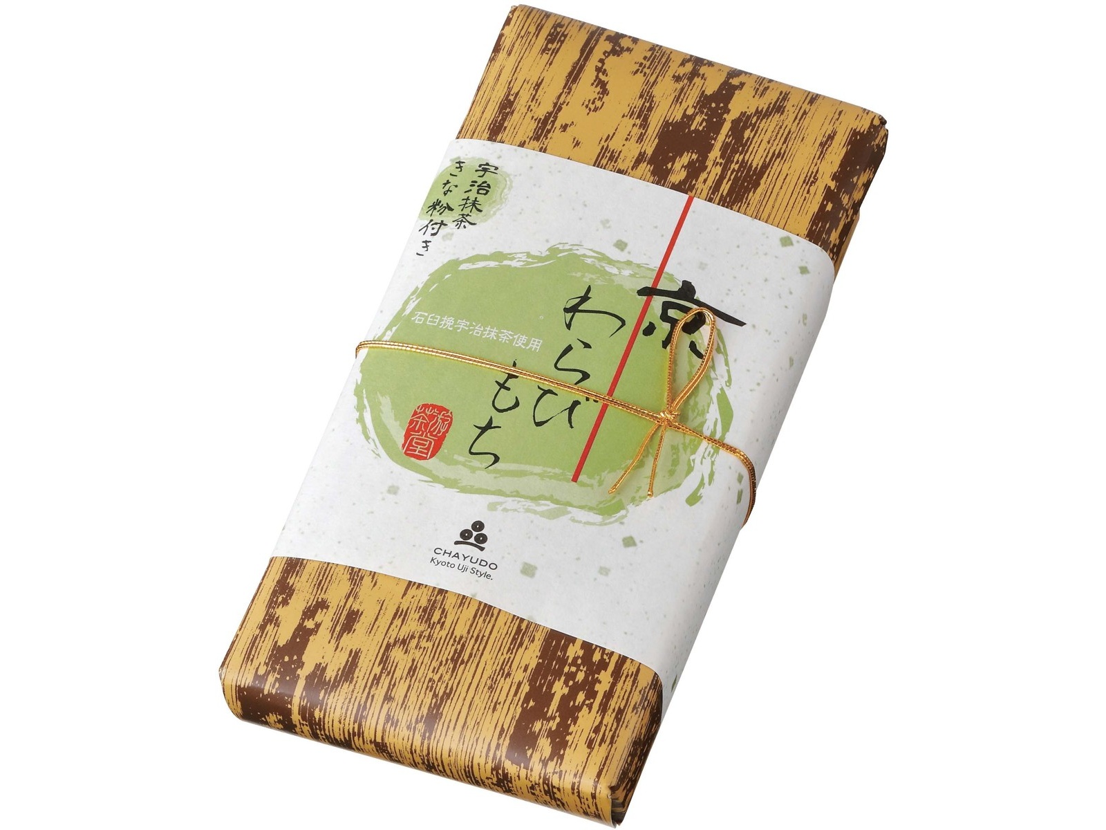 茶游堂 京わらびもち 1包（抹茶わらび餅320g、抹茶きな粉12g