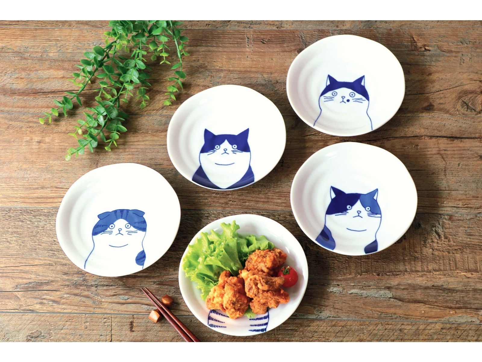 うつわやみたす フランシュリッペ コラボ 皿 プレート 猫 ねこ ネコ フランシュリッペ うつわやみたす コラボ皿 ネコ