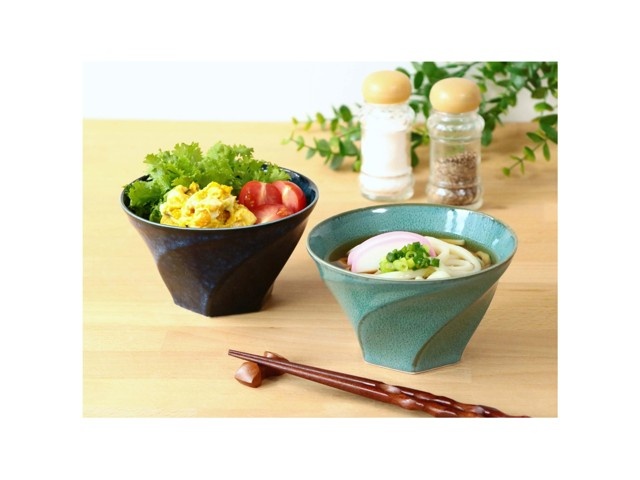 【レア美品】レイノー★ブーゲンビリア他★ボウル　2個 美濃焼 ひねりマルチボウル 2色組 | WEB限定セレクション | 商品