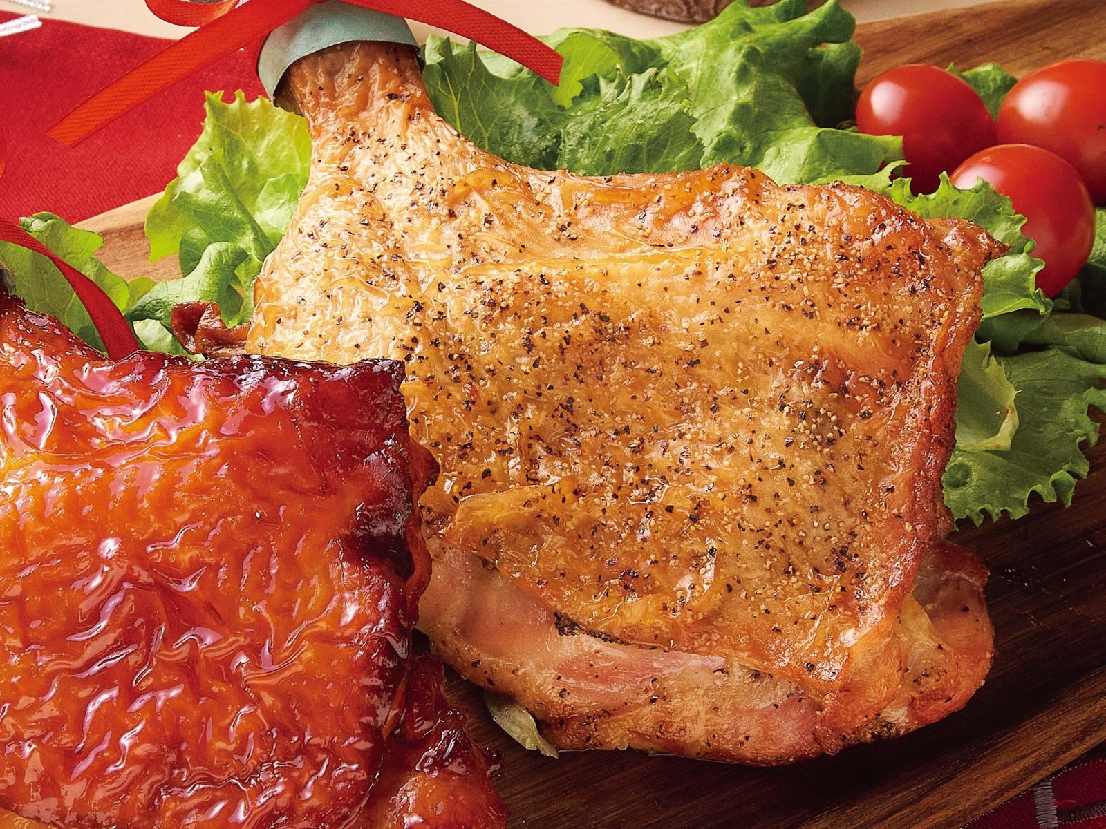 鹿鳥食品 九州産ローストレッグ（ブラックペッパー） 1本（250g