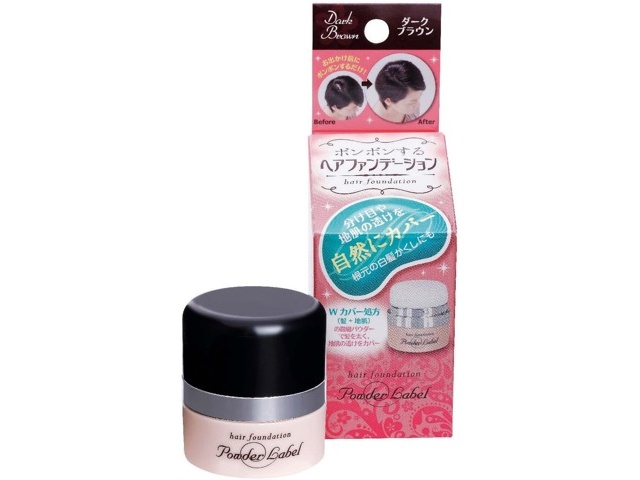 アース製薬 ヘアレーベル ダークブラウン 20g 6個セット　白髪隠しファンデ アース製薬 パウダーレーベル 4g ダークブラウン | コープこうべネット