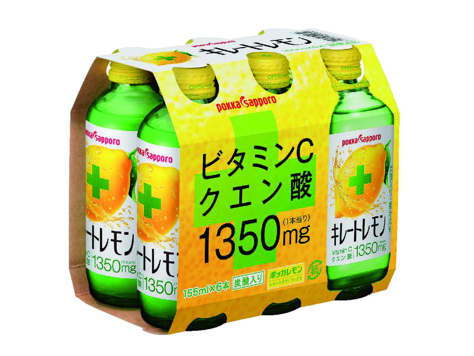 ポッカサッポロ キレートレモン 155ml×6本組| コープこうべネット