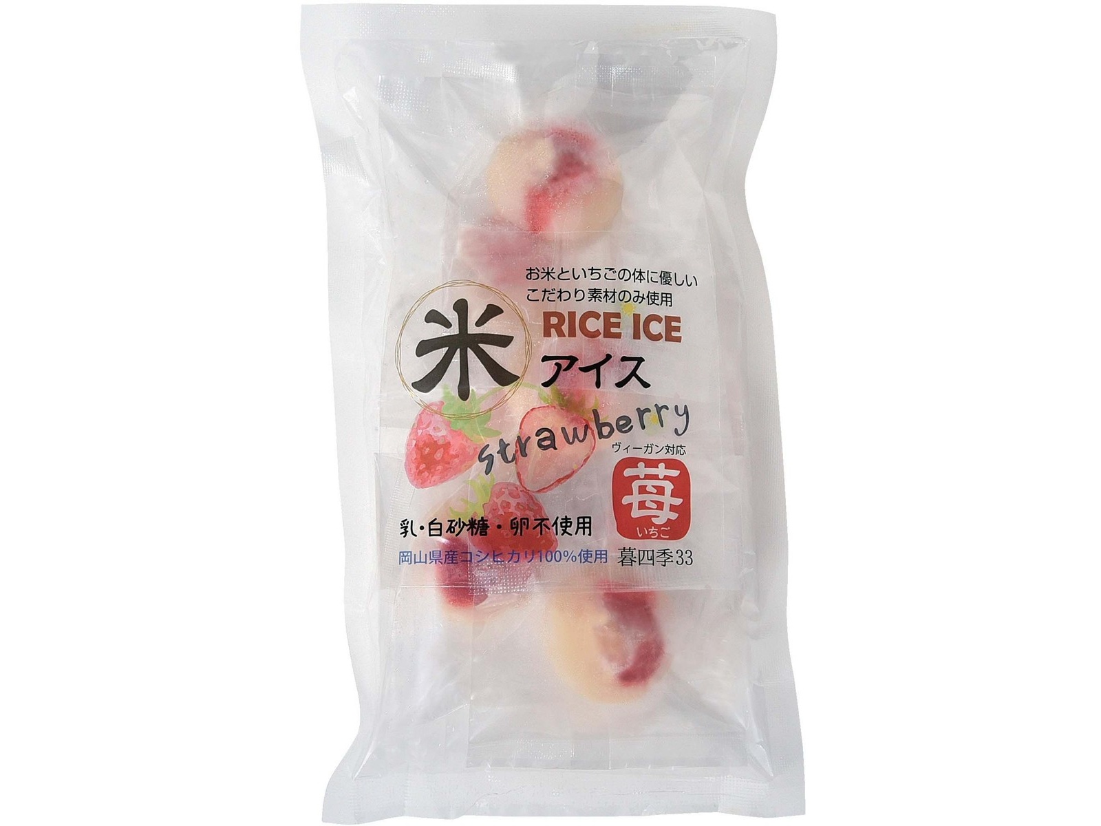 暮四季33 米アイス いちご 1袋（6コ入）| コープこうべネット