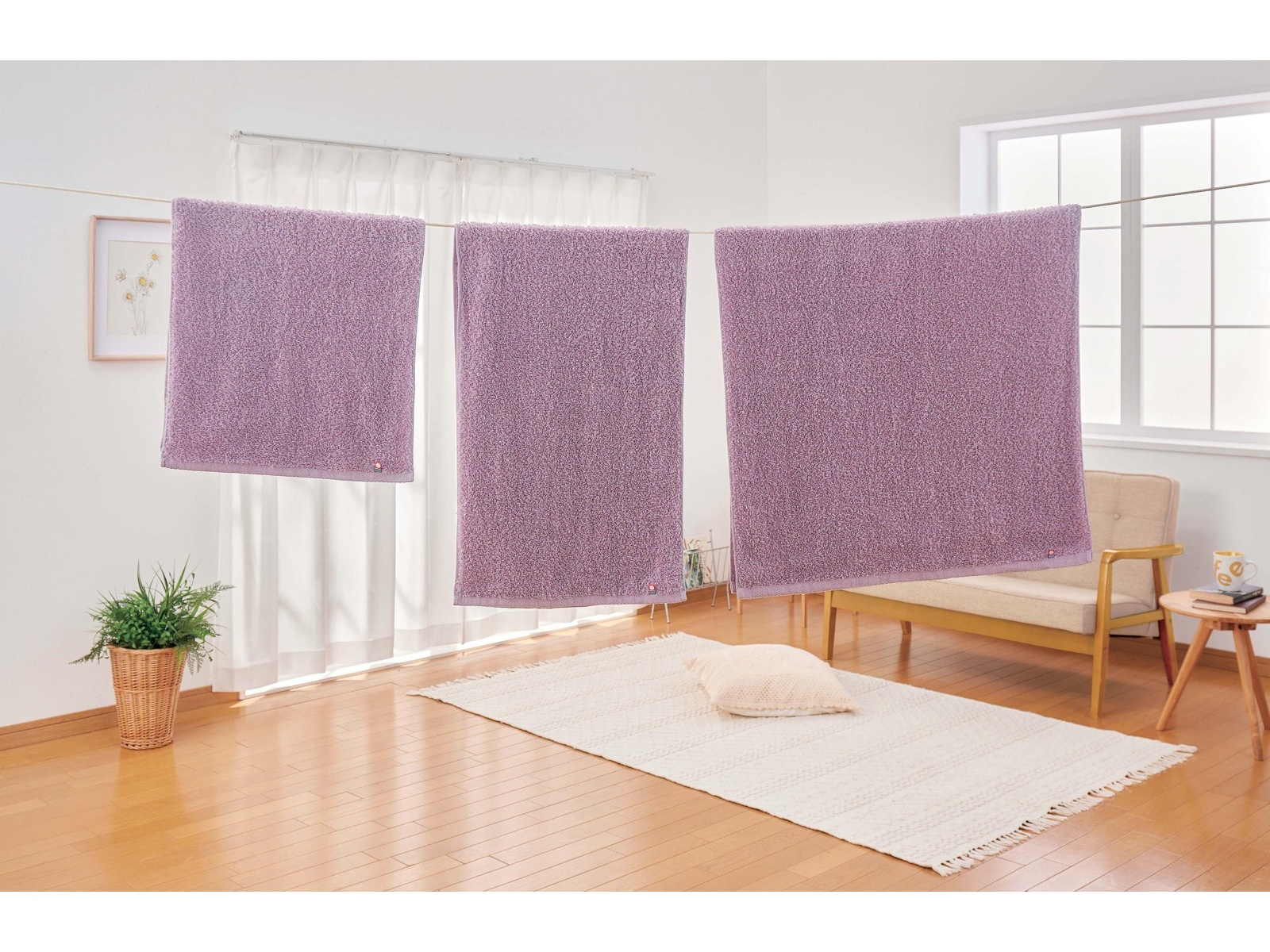 今治タオルブランド ふわふわなのに乾きやすい スリムバスタオル 1枚