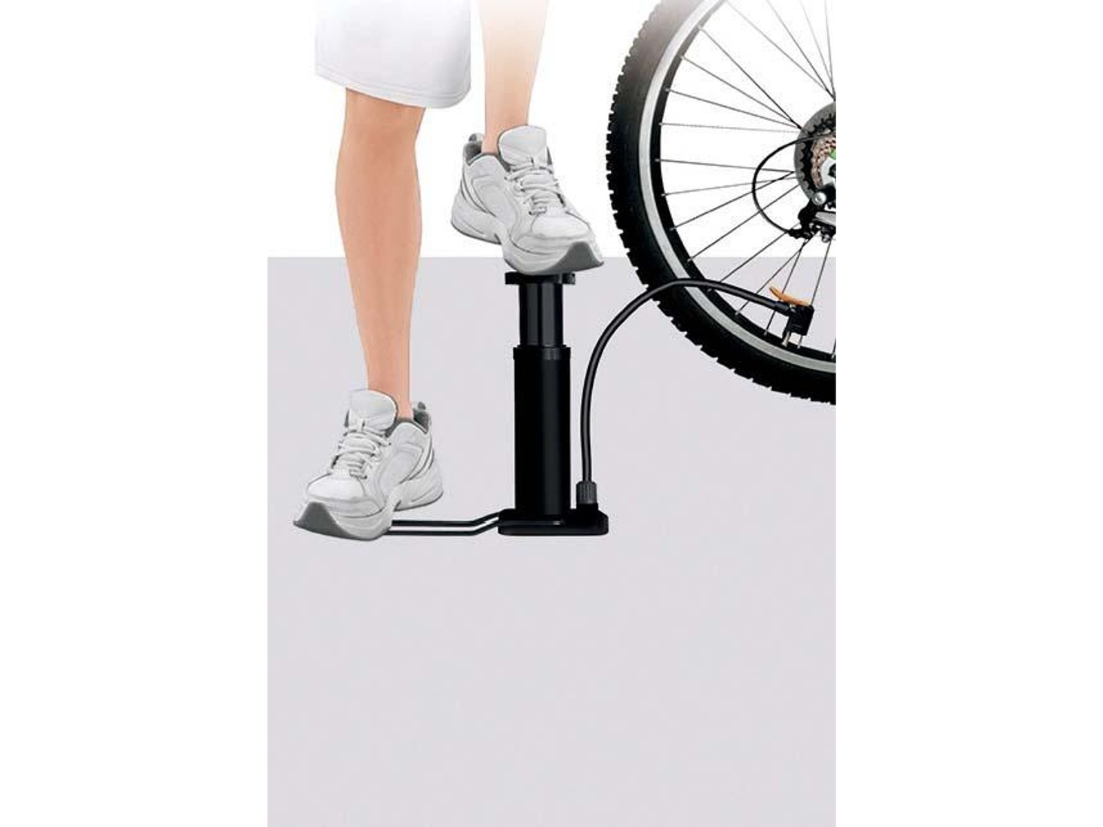 コンパクト 多機能電動空気入れ スマホ充電USBポート付き ブラック ATJ