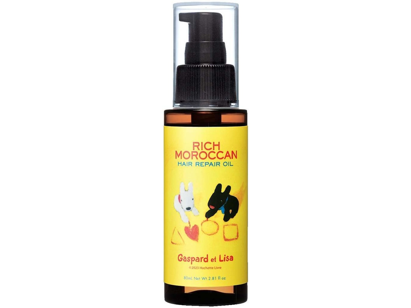 リッチモロッカン ヘアリペアオイル 記念ボトル 80ml 色柄