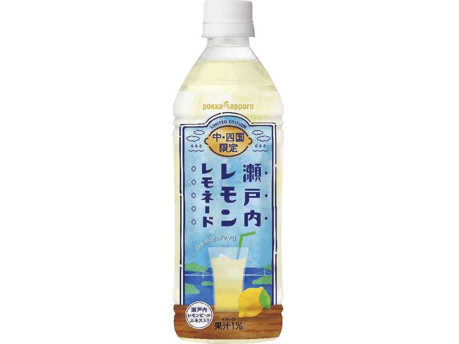 ポッカサッポロ 中・四国限定 瀬戸内レモンレモネード 500ml