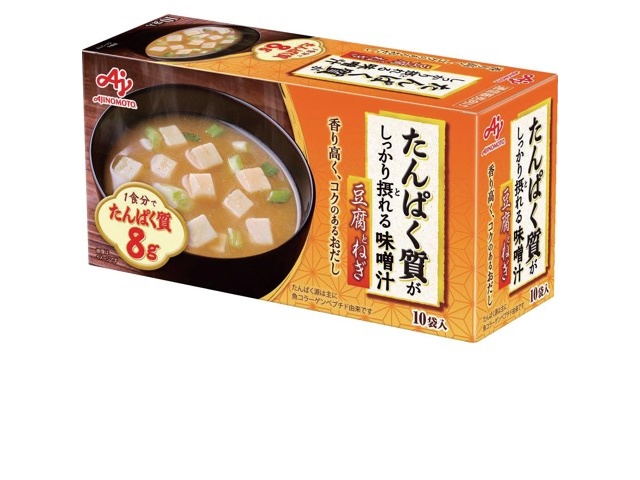 味の素 たんぱく質がしっかり摂れる味噌汁 豆腐とねぎ 10食入| コープ