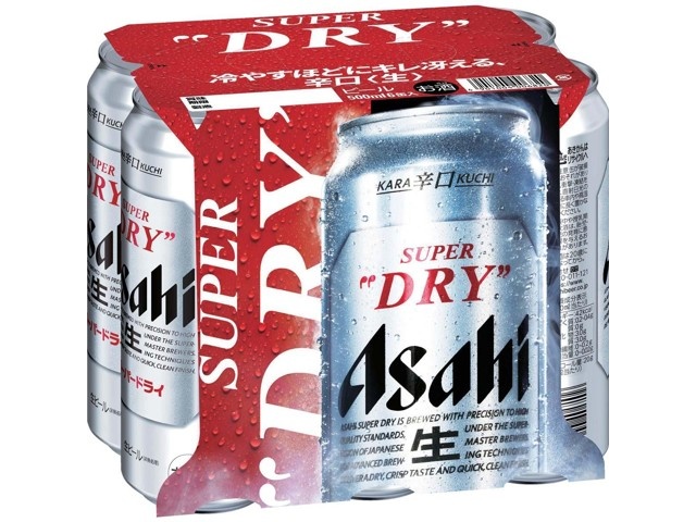 アサヒ スーパードライ 500ml×6缶組 | コープこうべネット