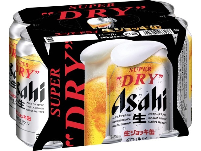 アサヒ スーパードライ 生ジョッキ缶 340ml×6缶組| コープこうべネット