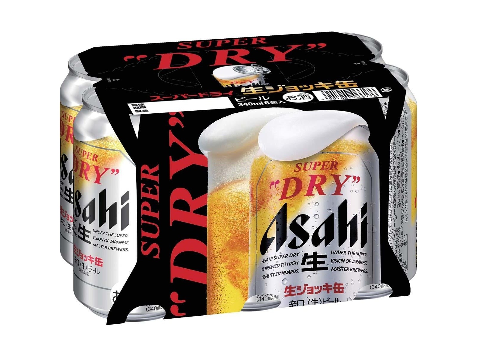 アサヒ スーパードライ 生ジョッキ缶 340ml×24缶入×1ケース アサヒ