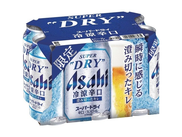 アサヒ スーパードライ冷涼辛口 350ml×6缶組 | コープこうべネット