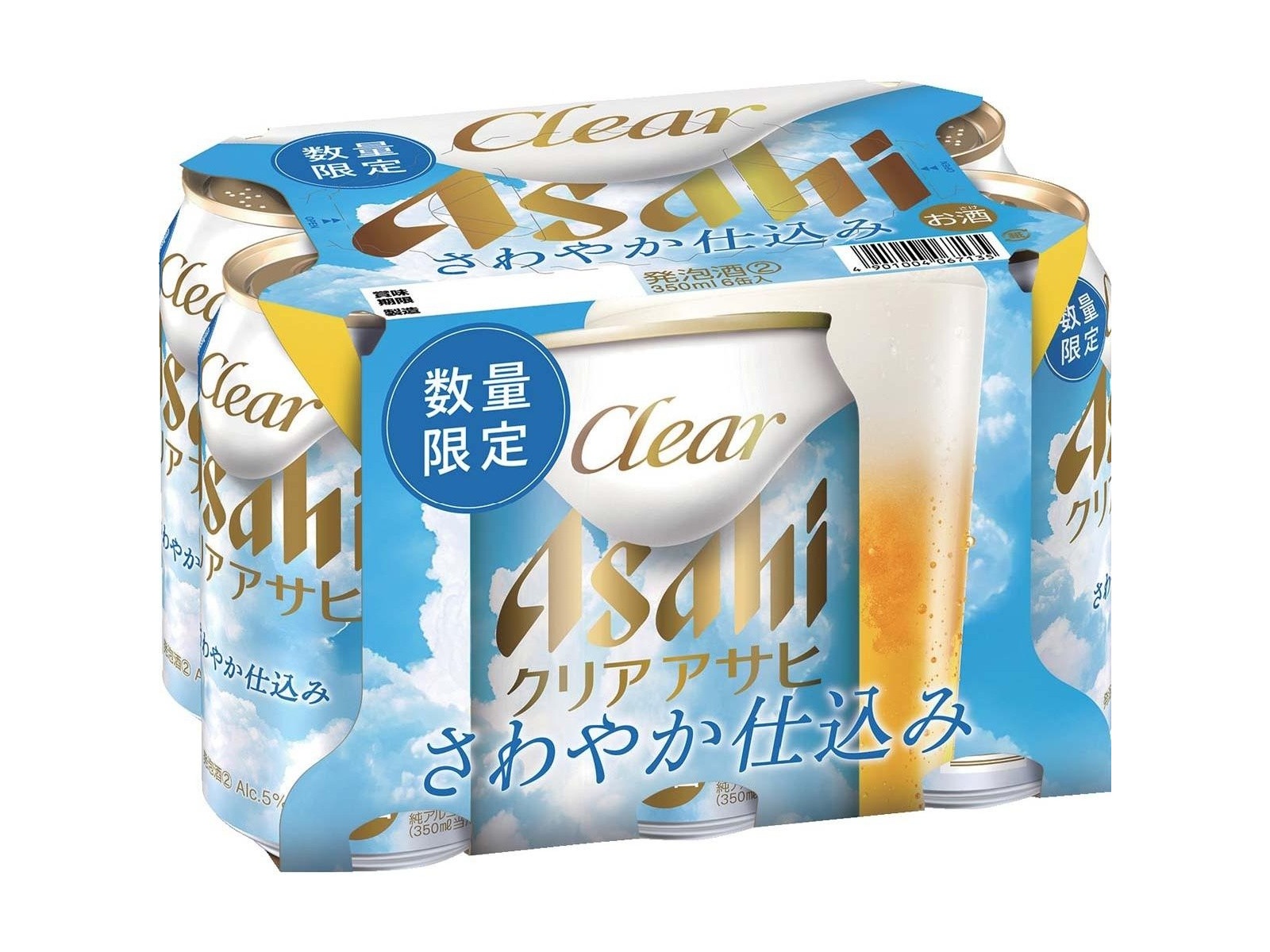 アサヒ クリアアサヒ さわやか仕込み 350ml×6缶組 | コープこうべネット