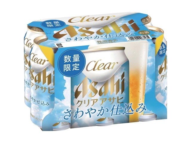 アサヒ クリアアサヒ さわやか仕込み 350ml×6缶組 | コープこうべネット