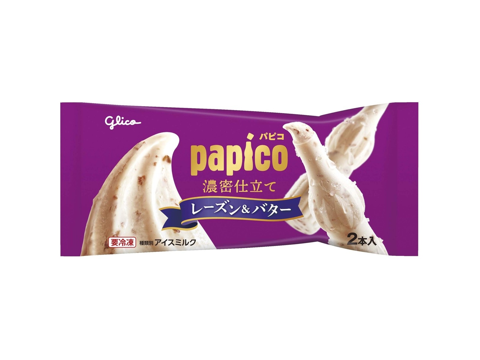 グリコ パピコ 濃密仕立てレーズン＆バター 80ml×2本入| コープ