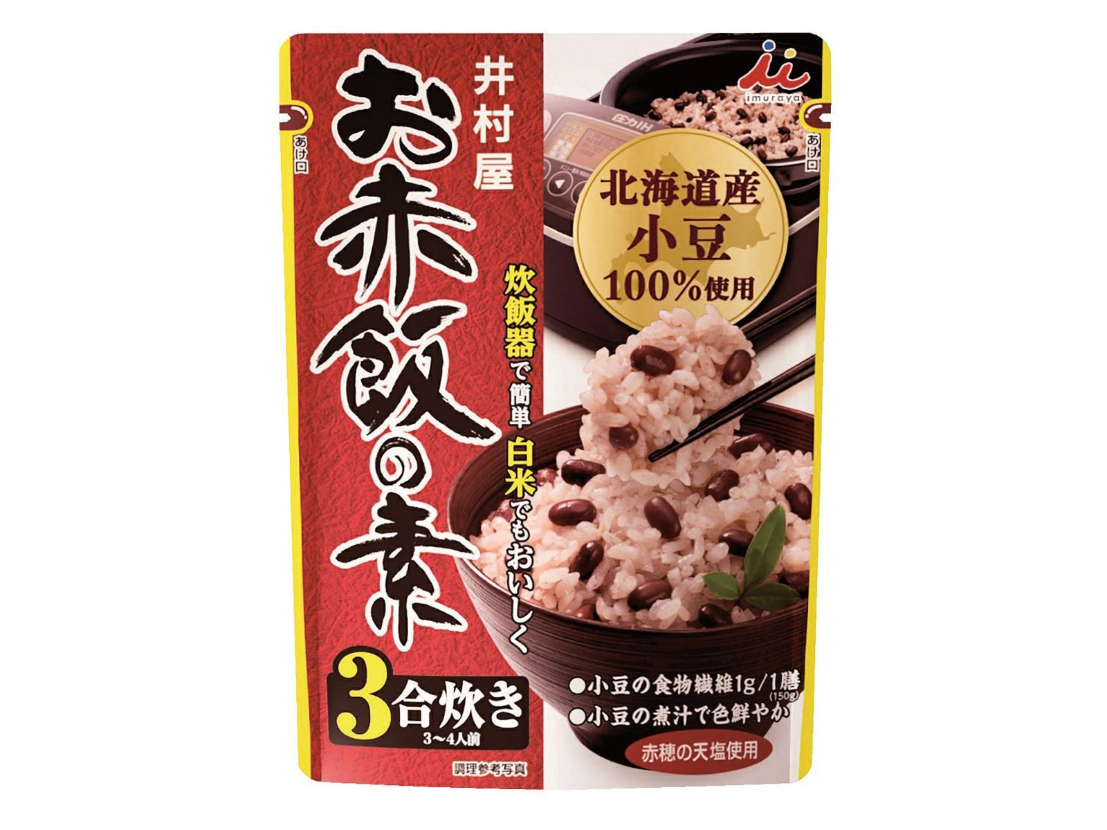 井村屋 お赤飯の素 230g（3合用） | コープこうべネット