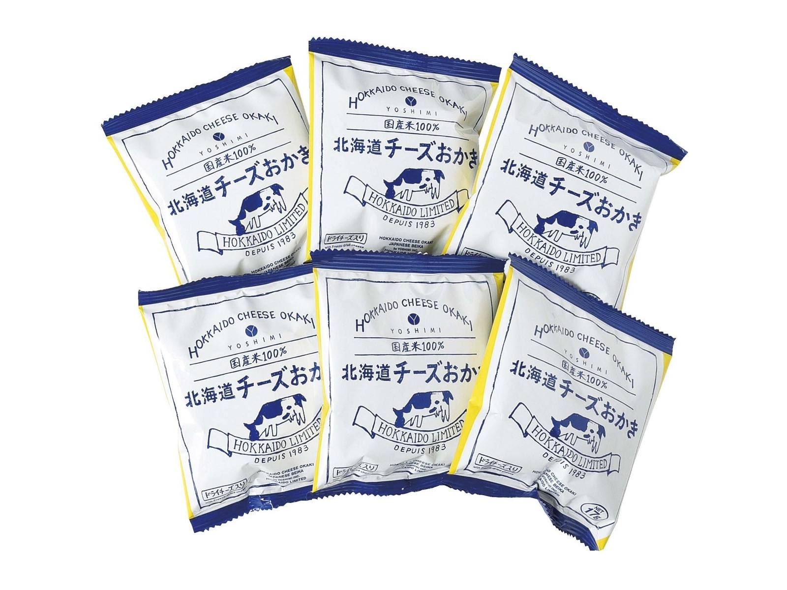 YOSHIMI 北海道チーズおかき 1箱 （17g×6袋入）| コープこうべネット