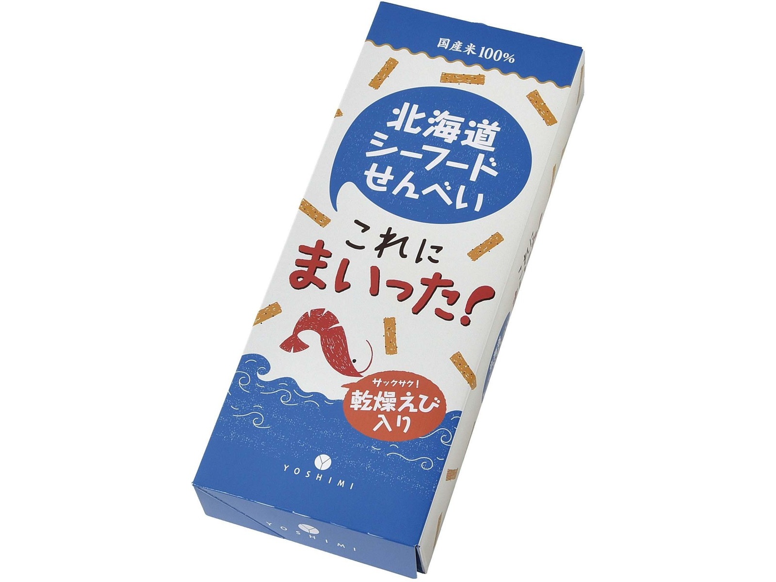 YOSHIMI 北海道シーフードせんべい これにまいった！ 1箱（18g×6