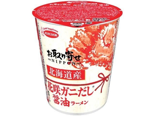 エースコック お取り寄せNIPPON花咲ガニだし醤油ラーメン 1食（63g