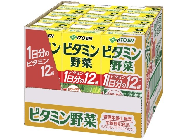 伊藤園　ビタミン野菜　ココア 伊藤園 ビタミン野菜 1箱(200ml×12本入) | コープこうべネット
