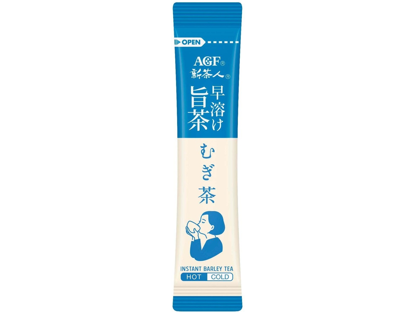 AGF 新茶人早溶け旨茶むぎ茶 100本 | コープこうべネット